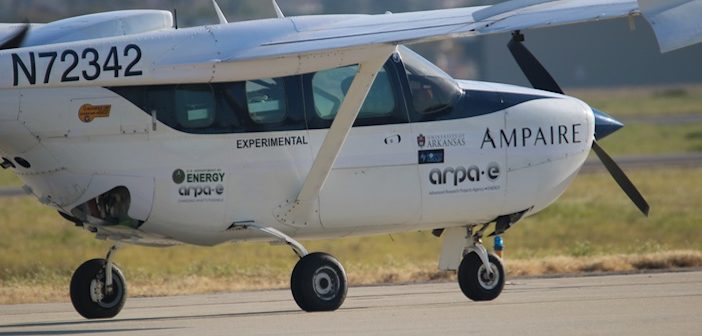 US researchers flight test optimized electric drive for hybrid aircraft