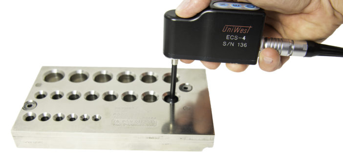 UniWest has announced the introduction of the new ECS-4 Handheld Rotating Bolt Hole Scanner