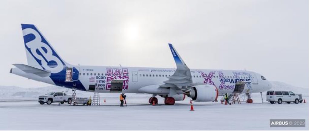 A321XLR cold weather tests