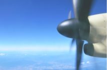 Propeller on plane