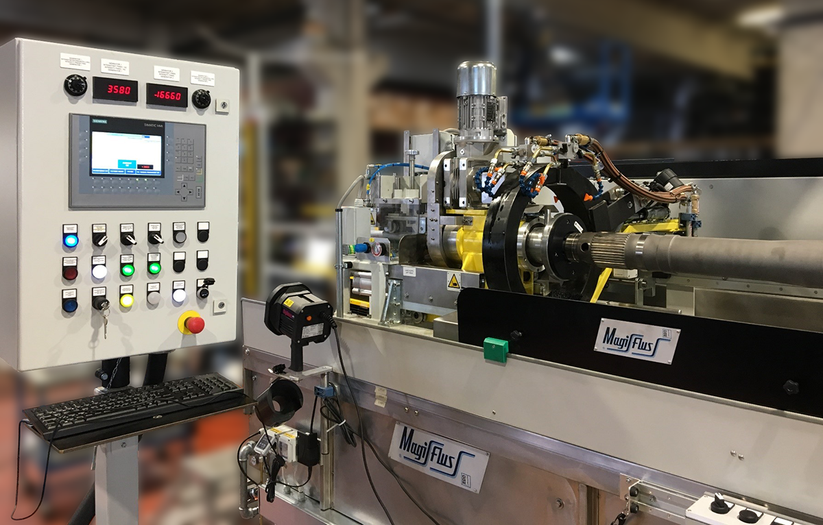 Special execution MPI /MT bench for full inspection of turbine and compressor shafts