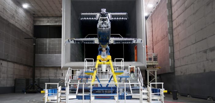 Wind tunnel eVTOL testing