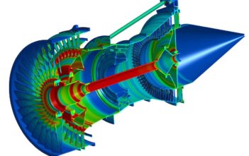 Cross-section of the Rolls-Royce Representative Engine Model