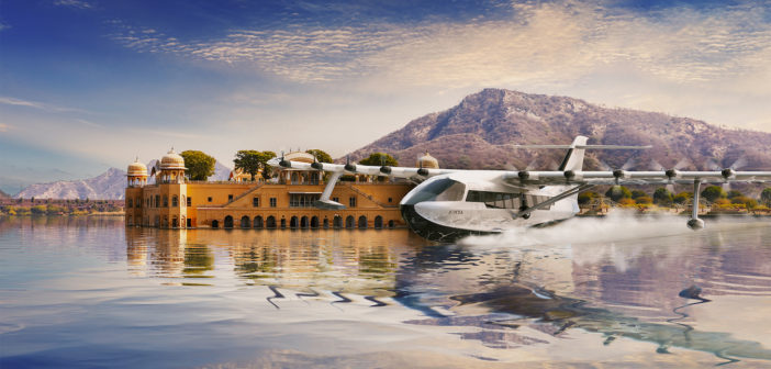 The order for fifty Jekta PHA-ZE 100 electrically powered amphibious aircraft will boost amphibious aircraft operations across India. (Image: Jekta)