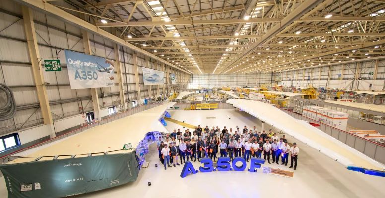 Airbus completes first A350F test aircraft wings | Aerospace